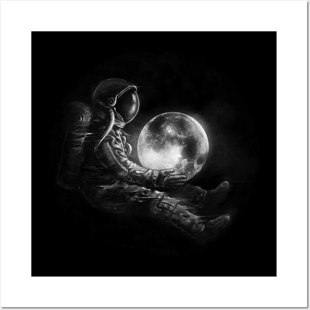 Moon Play Wall Art by nicebleed